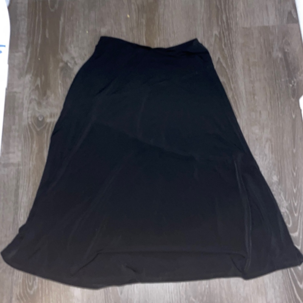 JM Collection Black Full length Skirt Size SP